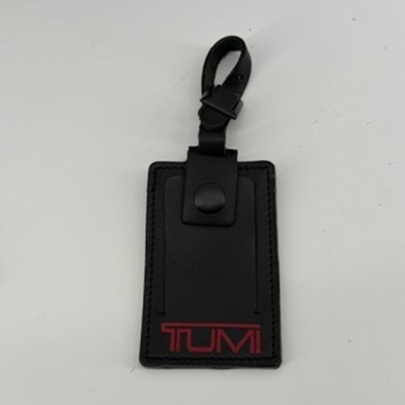 Tumi Leather Briefcase Laptop Bag, Luggage Tag, ID Wallet Black Business Travel - Picture 5 of 16